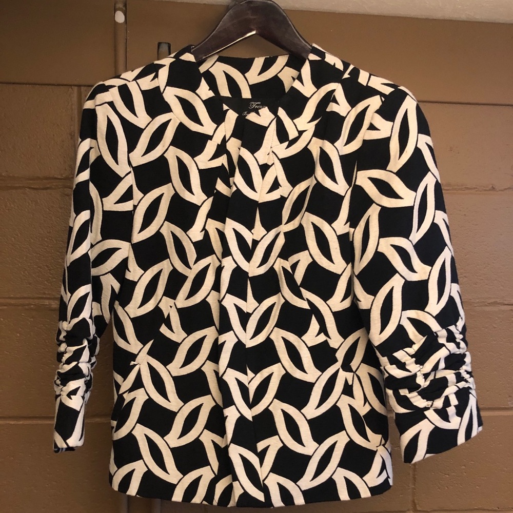 Black and White Blazer